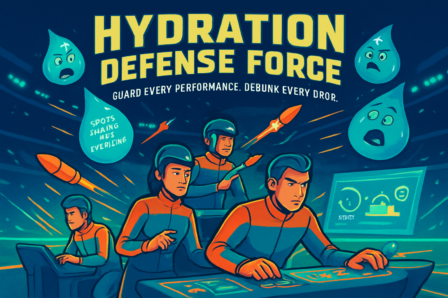 Hydration Defense Force - Strategic Defense Arcade by Jabali AI