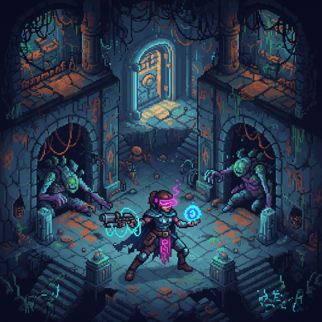 Gloomspire: Relic Runner - Jabali AI Poster