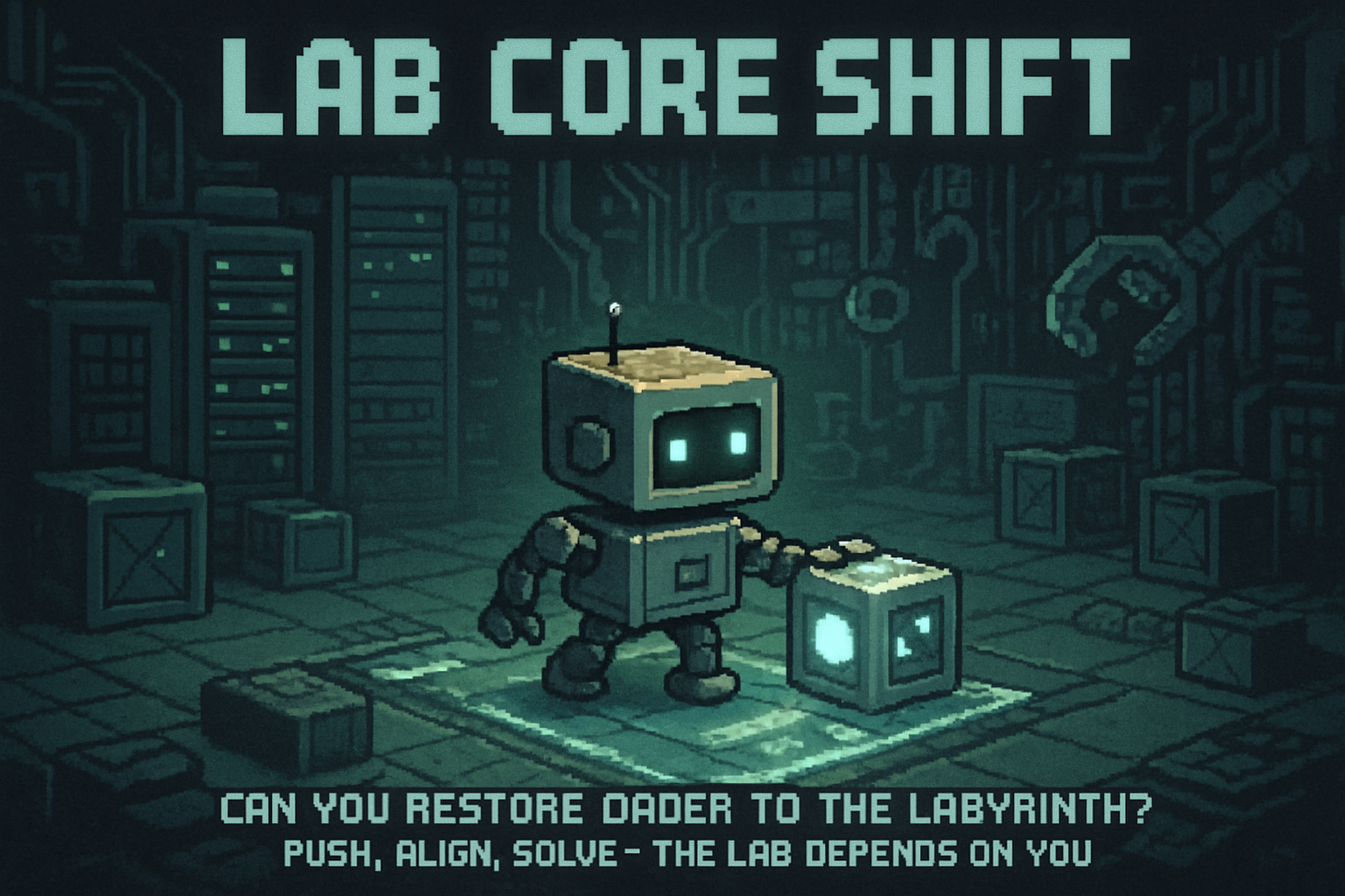 Lab Core Shift - Grid-Based Puzzle by Jabali AI
