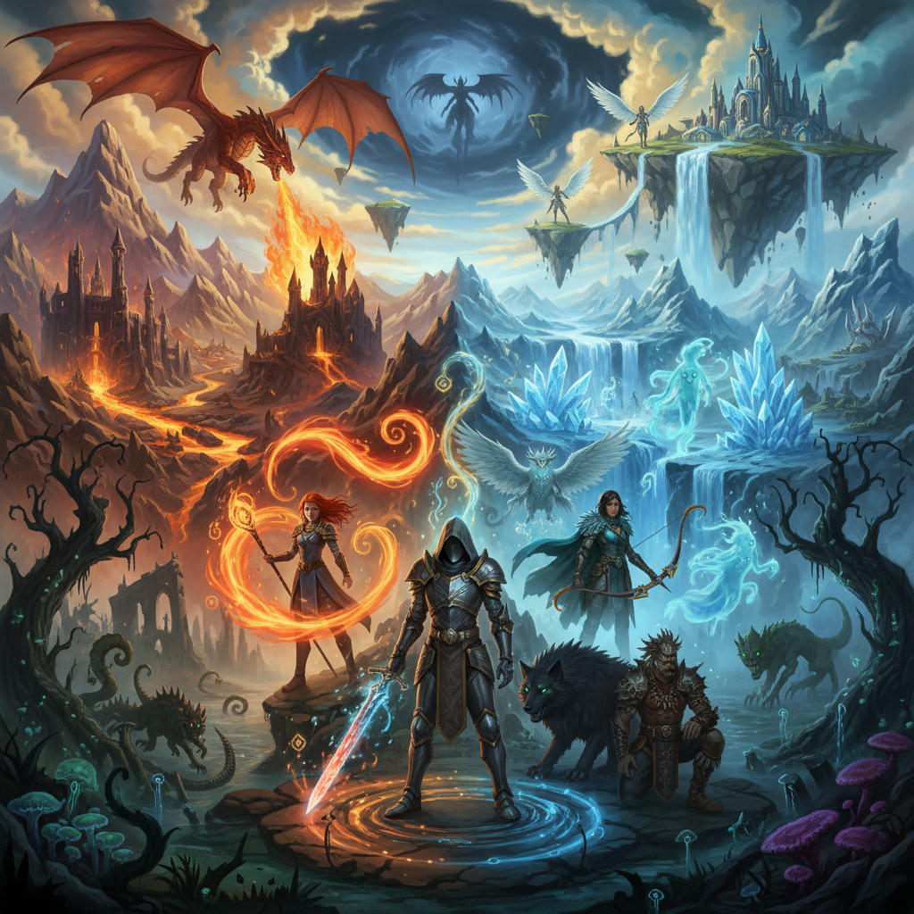 AstraRealm: Prophecy Unbound - Adventure RPG by Jabali AI